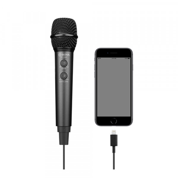 Reporterstore.nl - BOYA BY-HM2 digitale handheld microfoon voor (iOS, Android, Windows, Mac)