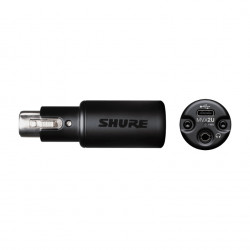 Shure - MVX2U Digitale audio-interface - XLR naar USB-adapter voor elke XLR-microfoon!
