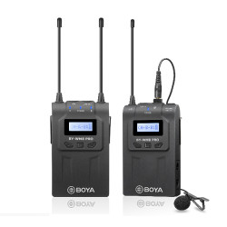 BOYA UHF BY-WM8 Pro-K1 Duo draadloze lavalier microfoonset