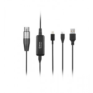 Boya | By-BCA7 PRO - XLR naar Lightning & USB-A & Type-C (Kabels)
