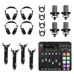 RODE - Four-person podcasting bundle
