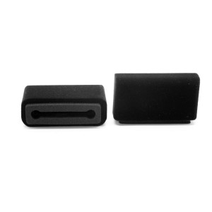 Plopkap IWS6 voor iPhone 6, 7, 8 (NIET PLUS) en Iphone 12 mini zwart geflockt