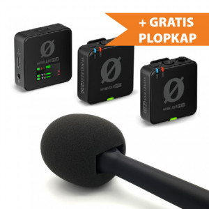RODE Wireless PRO + Interview GO + GRATIS Plopkap (Microfoon)