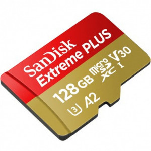 SanDisk Extreme PLUS MicroSDXC 128GB + SD Adapter 