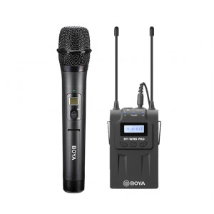 BOYA SET: draadloze microfoon BY-WHM8 PRO + ontvanger BY-RX8 PRO