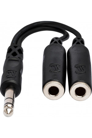 Hosa YPP-118 | Y-kabel - 1/4" TRS naar Dual 1/4" TRSF