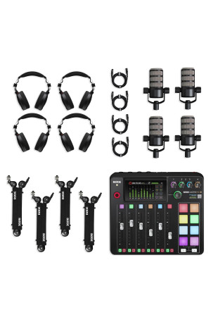 RODE - Four-person podcasting bundle