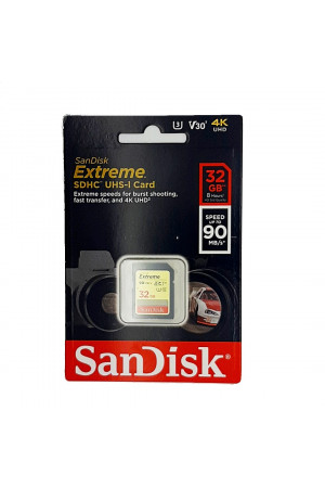 Sandisk SD card 32 GB 90 MB/s