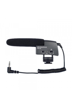 SET: Sennheiser MKE 400 microfoon + Sennheiser MZW 400 accessoire set 