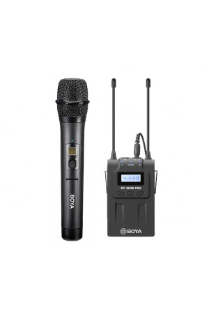 BOYA WHM PRO K3 SET: draadloze microfoon BY-WHM8 PRO + ontvanger BY-RX8 PRO (Microfoon)